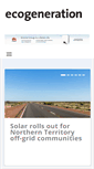 Mobile Screenshot of ecogeneration.com.au